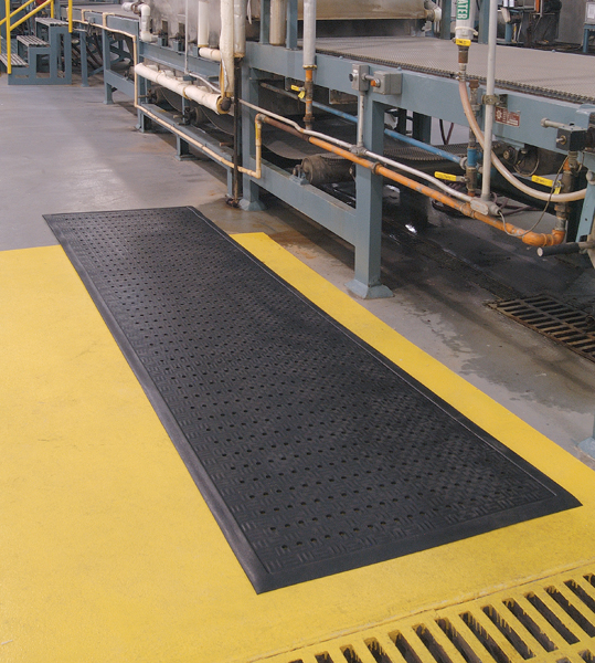 Comfort Drainage Mats are AntiFatigue Rubber Drainage Mats by American